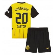 Borussia Dortmund Marcel Sabitzer #20 Hjemmedraktsett Barn 2024-25 Kortermet (+ korte bukser)